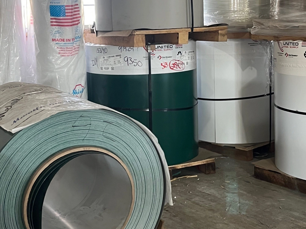 Metal siding inventory