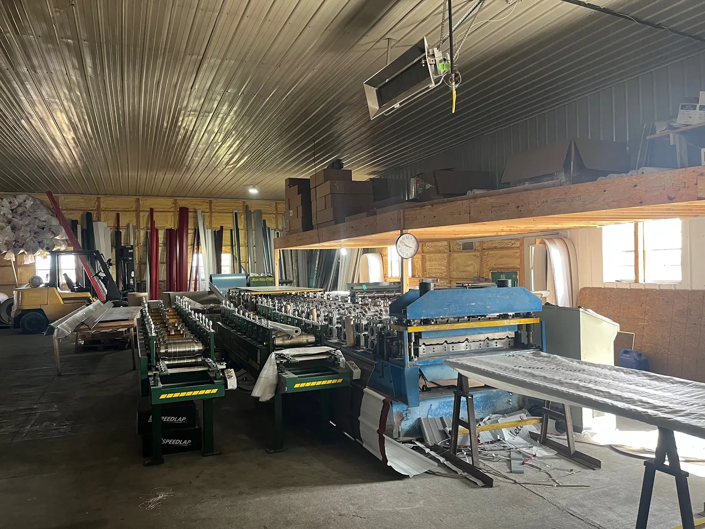 Metal siding inventory