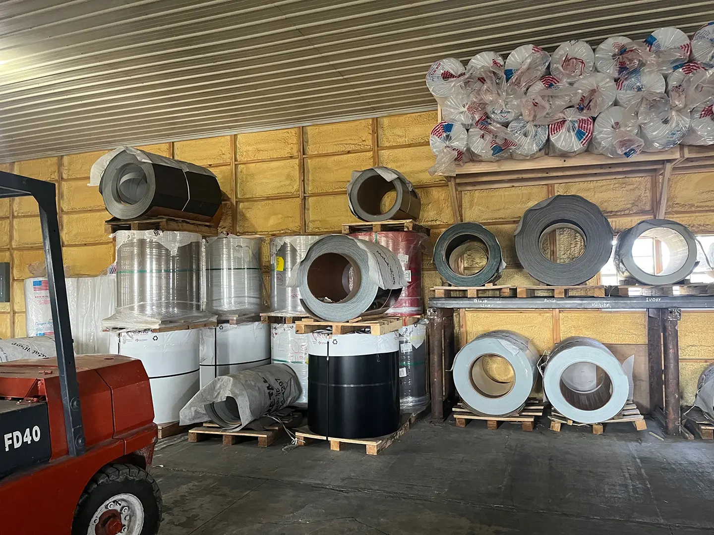 Metal siding inventory