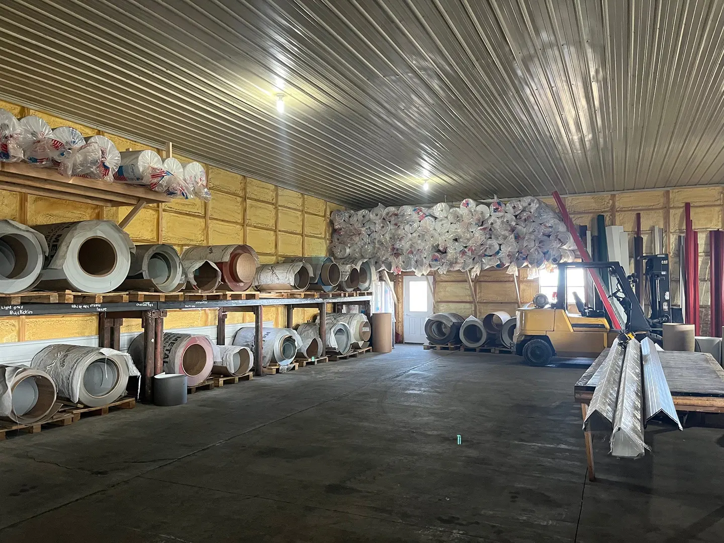 Metal siding inventory