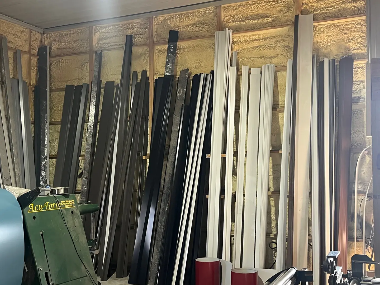 Metal siding inventory