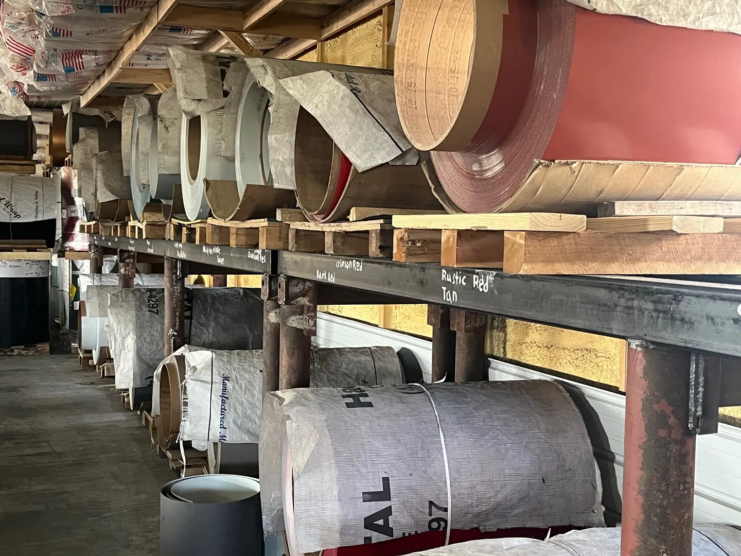 Metal siding inventory