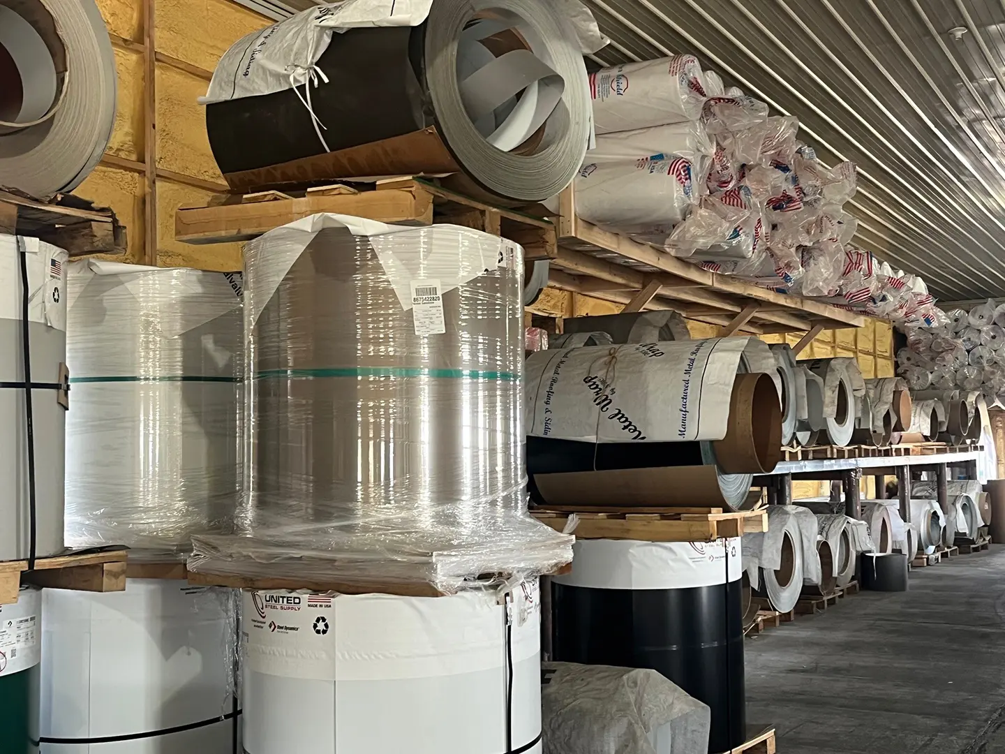 Metal siding inventory